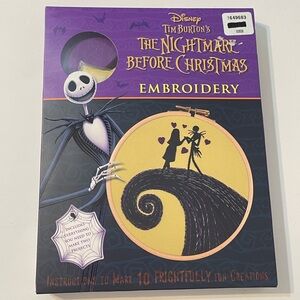 Disney Tim Burton's the Nightmare Before Christmas Embroidery NEW